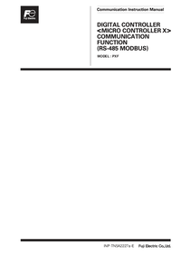 Thumbnail of document Manual - PXF Series VMD Temperature Controllers